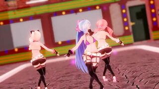 R15 Cute Candy Girls with Sexy Move 3d Hentai