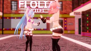 R15 Cute Candy Girls with Sexy Move 3d Hentai