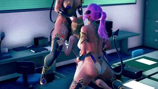 Sexy Succubus Fuck to Working Woman - 3d Hentai Animation