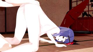 Kujou Sara Genshin Impact 3D Hentai Part 9/9