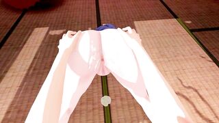 Kujou Sara Genshin Impact 3D Hentai Part 9/9
