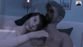 Sucked a Huge Fat Cock and Swallowed Sperm - Porn Game