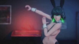 Mmd R18 Fubuki Bunny Suit Girl who is Anal Specialist