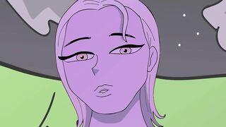 Morph Alien Turns into Lesbian and Fucks Human
