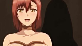 Anime Hentai Fucking Big Tits Girls in a Isekai Harem