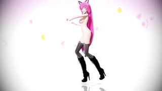 【MMD】(Back) Cat Luka Girls【R-18】