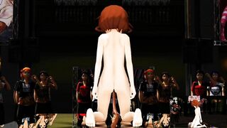 【MMD】Tail Dance (From behind)【R-18】