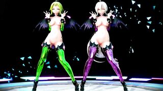 【MMD R-18 SEX DANCE】HAKU SEXY GUMI SWEET TASTY BIG NAUGHTY ASS GIMME THAT [BY] Orion DobleDosis