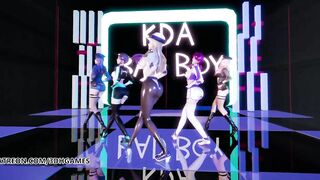 [MMD] RedVelvet - Bad Boy Sexy Striptease Ahri Akali Evelynn Kaisa League of Legends KDA