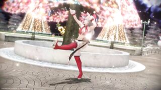【MMD R-18 SEX DANCE】HAKU HOT CHRISTMAS PERFECT TASTY ASS MARINE DREAM [BY] Orion DobleDosis