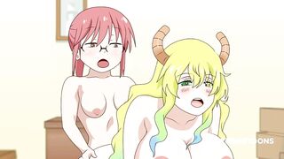 [Futanari] Locua receives Kobayashi-san's big cock - Kobayashi-san chi no maid dragon (hentai)