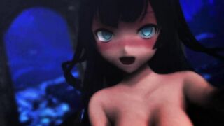 【MMD】Cake with a light pilgrimage demon【R-18】