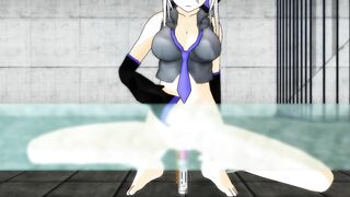 【SEX-TOY-MMD】Haku-san & Frosted Glass-Great Victory v2【R-18】