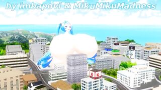 Imbapovi - Double Miku Fun - Giantess and Inflations