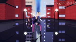 0460 -【R18-MMD】Genshin Impact 原神 Fischl 菲谢尔 segs while dance