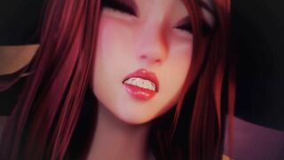 Hentai 3D uncensored Beautiful red haired girl