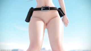 【MMD R-18 SEX DANCE】HAKU HOT POLICE HOT PERFECT ASS SWEET HOT ASS SNAPPING [BY] Orion DobleDosis
