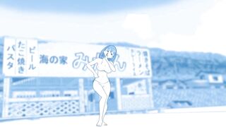 Tawawa MMD r18 Ai chan de Booo monochromatic 3d hentai