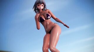 Touhou MMD R-18 Sakuya's temptation can't be resisted Paparabu appeal dance 3d hentai nsfw ntr