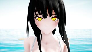 【MMD R-18 SEX DANCE】KANGXI Kiss me Hard Sex On The Beach Hot Pussy Fucked [CREDIT BY] Shark100