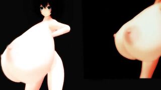 【MMD】Huge breasts Tulip【R-18】