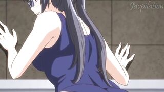 Anime Hentai Nerdy Girl with Glasses Asks You to Fuck Her in Doggystyle