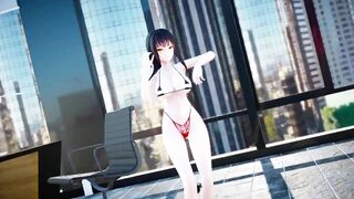 【MMD R-18 SEX DANCE】KANGXI Hard sex in the office casual outfit gimme X gimme [CREDIT BY] Shark100