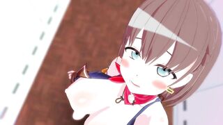 mmd r18 Tawawa MMD Ai chan shows off her cowgirl costume Troll's song Difference 3d hentai nsfw ntr