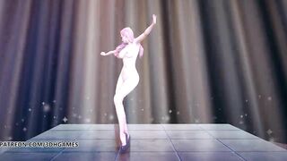 [MMD] Wisin & Yandel - Follow The Leader Seraphine Hot Naked Dance 4K 60FPS