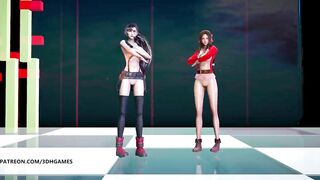 [MMD] Berry Good - Mellow Mellow Nude Kpop Dance Tifa Lockhart Aerith Final Fantasy 7 Remake