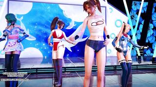 [MMD] Lalal 危 Sexy Hot Dance DOA Mai Shiranui Marie Rose Tamaki Misaki