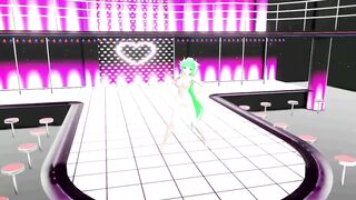 HENTAI KIYOHIME FATE SERIES BERSERKER NUDE DANCE MMD 3D PONYTAIL LONG GREEN HAIR COLOR EDIT SMIXIX