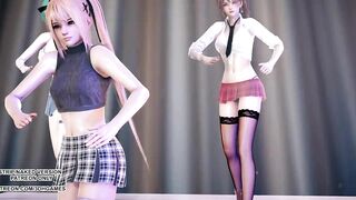 [MMD] Conqueror Sexy Hot Dance DOA Marie Rose Tamaki Misaki 4K 60FPS