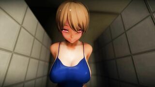 Short Hair Odoriko-Chan Mushikan Conceived Swimsuit Copulation part 1 3d hentai animation