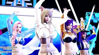 [MMD] BlackPink - Icecream Sexy Kpop Dance Ahri Akali Kaisa Evelynn Seraphine KDA