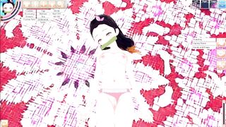 Nezuko Kamado Gameplay Hentai POV / Missionary / Koikatsu Party / Kimetsu no Yaiba