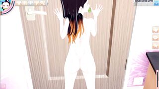 Nezuko Kamado Gameplay Hentai POV / Standing sex / Koikatsu Party / Kimetsu no Yaiba
