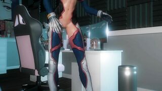 Hentai 3D uncensored Camgirl Dancing Dva
