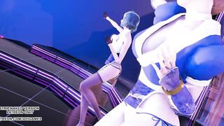 [MMD] Glide Marie Rose Mai Shiranui Tamaki Kasumi DOA Sexy Hot Erotic Dance 4K 60FPS