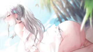 0146 -【R18-2D】Azur Lane 碧蓝航线 Dunkerque 敦刻尔克 Sex animation