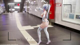 0129 -【R18-MMD】Vocaloid thicc bunny Haku - obscurity