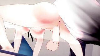 Shirakami Fubuki just has flirting sex