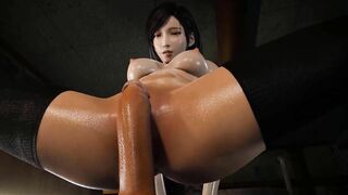 3D Compilation: Tifa LockHart Dick Riding In The Bar Final Fantasy 7 Remake Tifa Uncensored Hentai