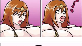 Genie breast expansion - hentai comic