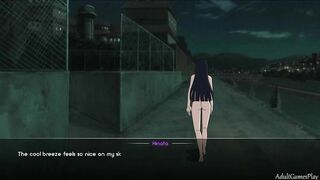 Hinata's Naked Walk ended with a Cock in Your Ass