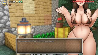 Minecraft Horny Craft - Part 2 - Hot CowGirl Make Ahegao And Strip By LoveSkySanHentai