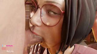 Alex Chen (Life is Strange) Gang-bang 3d animation with sound