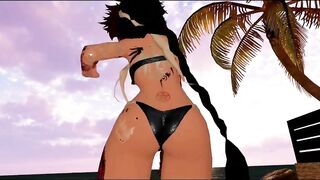 VRChat Girlfriend gives you a lapdance at the beach house