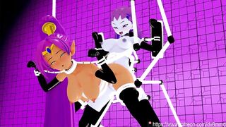 Machine Assisted Breeding - Shantae Futa Risky Facial Bondage Sex Machine Ahegao