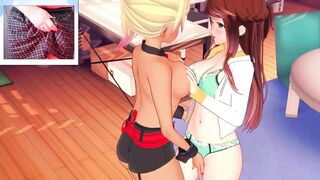 Two Hentai Lesbians Scissoring